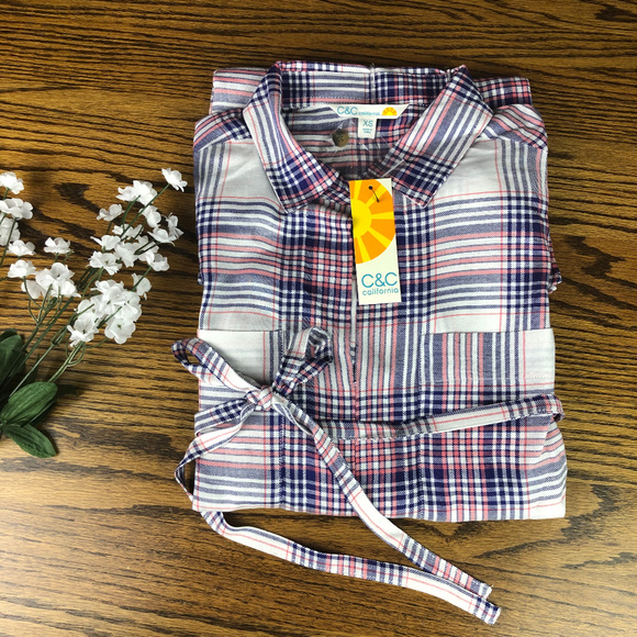 C&C california Sasha Plaid Shirt Dress - Picture 3 of 3